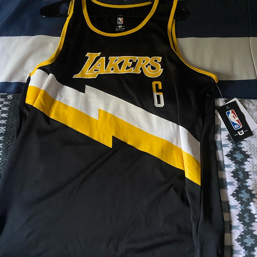 Lebron James retro Lakers jersey